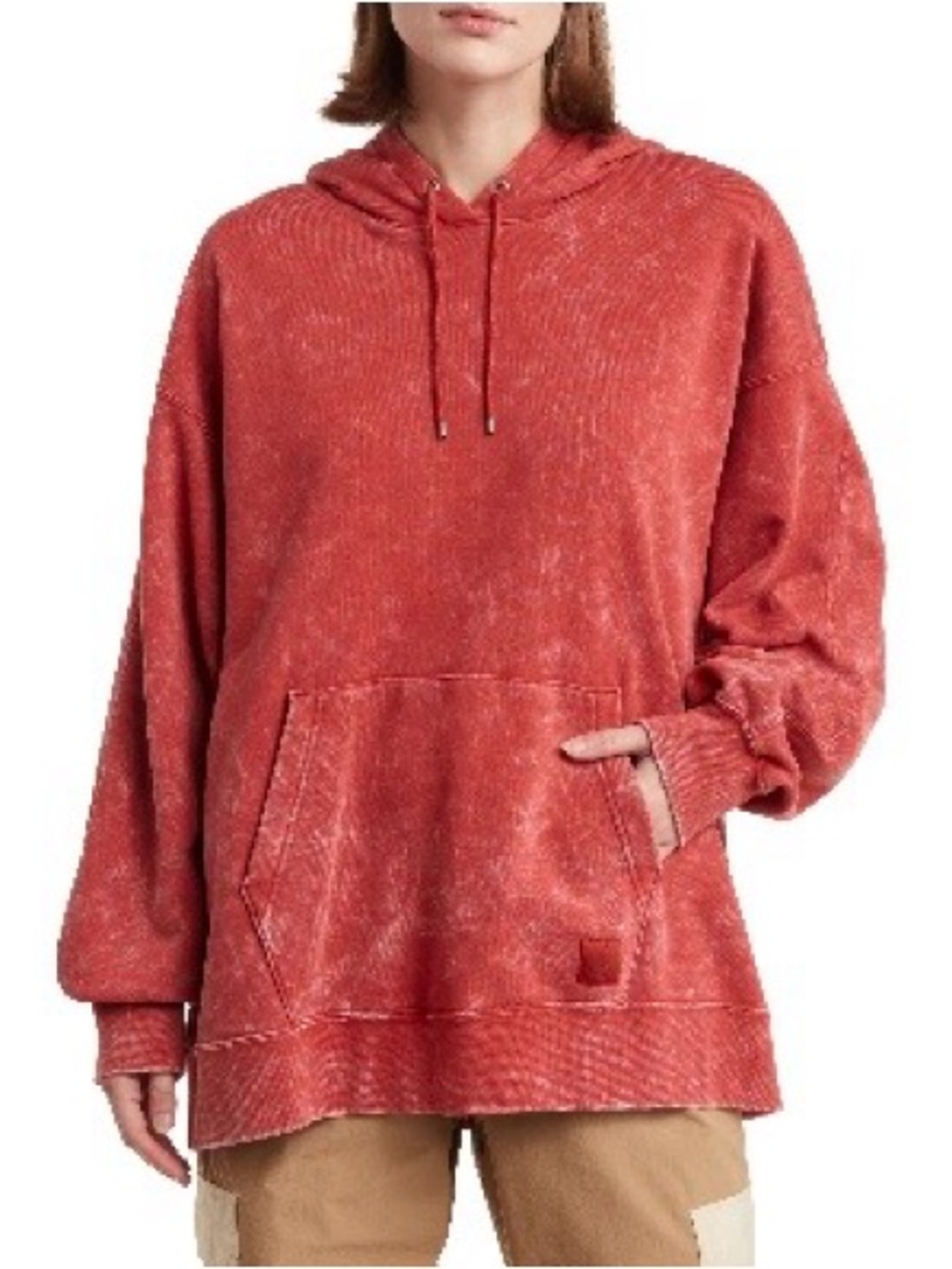 Jordan Flight Fleece Washed - Dune Red